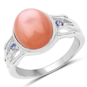 6.54 CT Genuine Peach Moonstone and