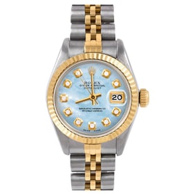 Rolex Datejust 6917 Light Blue Mother