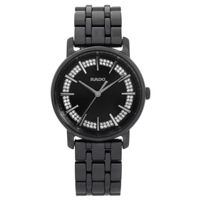 Rado Diamaster Ceramic Diamond Black Dial