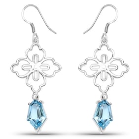 12.14 CT Genuine Swiss Blue Topaz