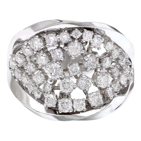 Diamond 14K White Gold Ring