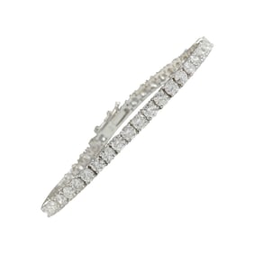 Diamond Tennis Bracelet 14K White Gold