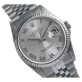 Rolex Datejust Stainless Steel Watch Silver
