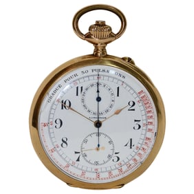 Longines Yellow Gold Pocket Watch