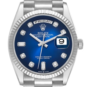 Rolex President Day-Date White Gold Ombre