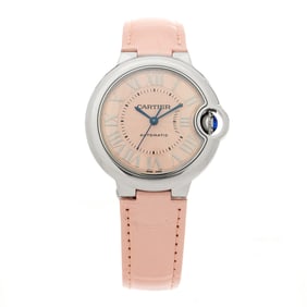 Cartier Stainless Steel Alligator 33mm Ballon