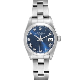 Rolex Date 26 Blue Roman Dial