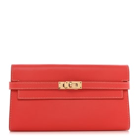 Hermes Epsom Kelly Longue Wallet Rose