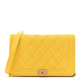 Chanel Caviar Quilted Boy Wallet On