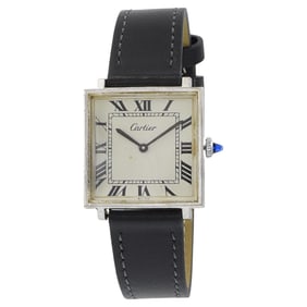 Vintage 1970s Cartier Tank Pre-Must Sterling