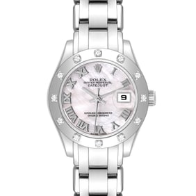 Rolex Masterpiece Pearlmaster White Gold Mother