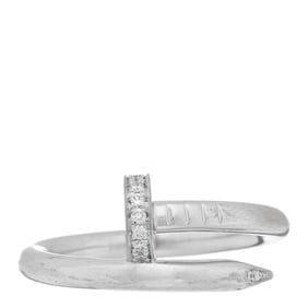 Cartier 18K White Gold Diamond Juste