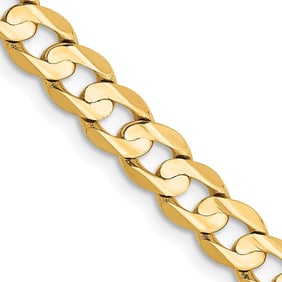 10K Yellow Gold 5.25mm Open Concave
