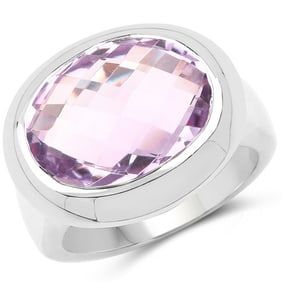 8.00 CT Genuine Pink Amethyst 14K