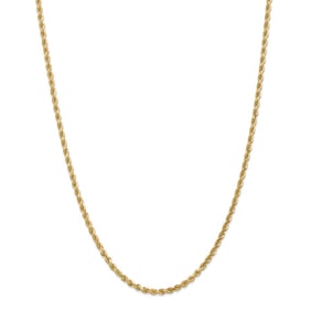 14k Gold 3.20 mm Diamond-cut Rope