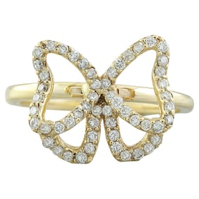 0.54 CTW Diamond Ring 14K Yellow Gold