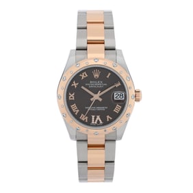 Rolex Stainless Steel 18K Everose Gold