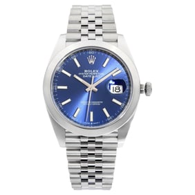 Rolex Datejust 41mm Steel Blue Index