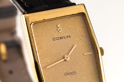 Corum 18k Yellow Gold Vintage Watch