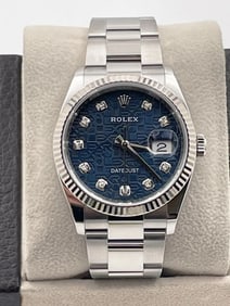 Rolex Datejust 126234 Blue Jubilee Diamond