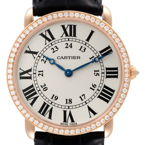 Cartier Ronde Louis Rose Gold Diamond