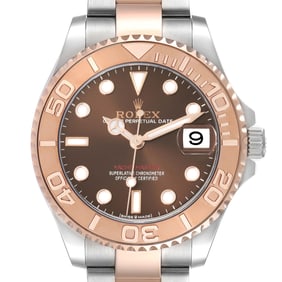 Rolex Yachtmaster 37 Midsize Steel Rose
