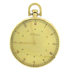 18 Karat Gold E.Gubelin Oversize Open