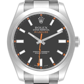 Rolex Milgauss 40mm Black Dial Steel