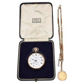 9ct Gold J.W. Benson Open Faced