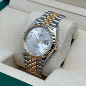 NEW Rolex Datejust 36 18K Gold