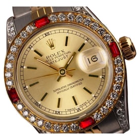 Rolex Datejust Champagne Index Dial Two