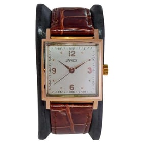 Fortis 18kT. Rose Gold Art Deco