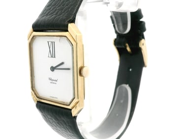 Vintage Chopard 18k Gold 26mm Octagon