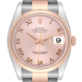 Rolex Datejust 36 Steel Rose Gold