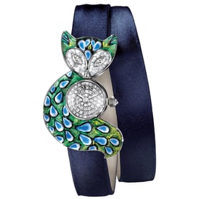 Stylish Watch White Gold White Diamond