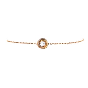 Cartier Trinity Diamond Chain Bracelet 18K