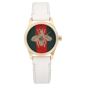Gucci G-Timeless Green and Red Dial