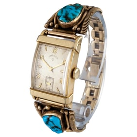 14k Gold-Filled Lord Elgin Watch with