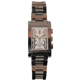 Bulgari Ladies Rettanglo Chronograph Quartz Bracelet