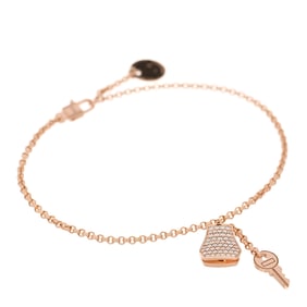 Hermes 18K Rose Gold Diamond PM