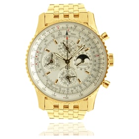 Breitling 18k Yellow Gold Navitimer Quantieme