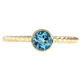 Topaz Ring 14K Yellow Gold