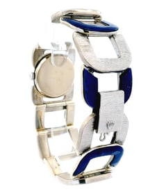 Rolex Vintage Lapis & White Gold