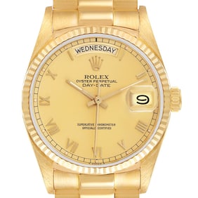 Rolex President Day-Date Yellow Gold Champagne