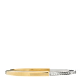 Tiffany 18K Yellow White Gold Diamond