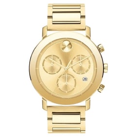 Movado Bold Evolution 42mm Chronograph Gold