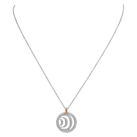 Damiani "Damianissima" diamond necklace 18k white