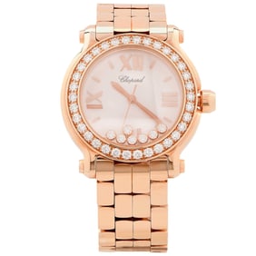 Chopard Ladies Rose Gold Happy Sport