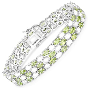 19.73 CT Genuine Opal and Peridot