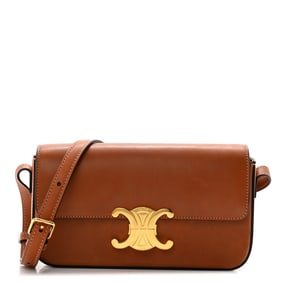 Celine Natural Calfskin Triomphe Shoulder Bag